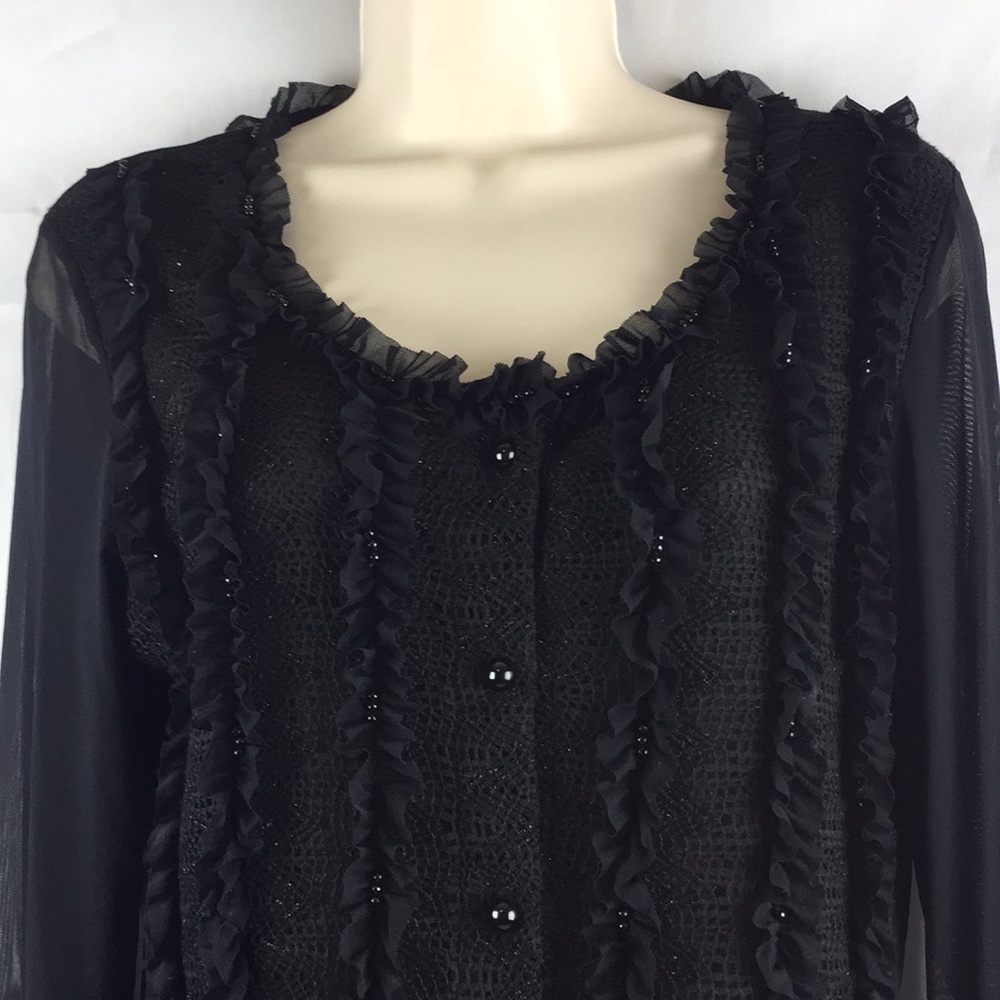 Women’s Panitti sheer cardigan sweater sz. M